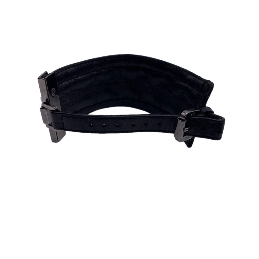 Christian Dior Woven Leather Bracelet - good used condition